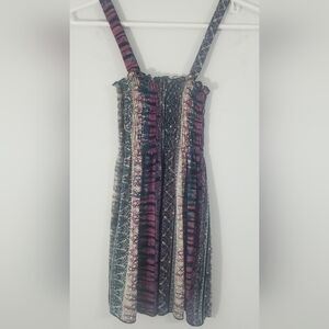 Ace Fashion Bohemian Hippie Blouse Tank Top. Size Medium. 65% Silk 35% Polyester